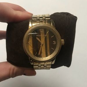 MICHAEL Michael Kors Accessories - Rare Cat Eye and Gold Classic Michael Kors Watch MICHAEL Michael Kors Accessories - Rare Cat Eye and Gold Classic Michael Kors Watch